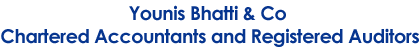 Younis Bhatti and Co Charted Accountants and Registered Auditors